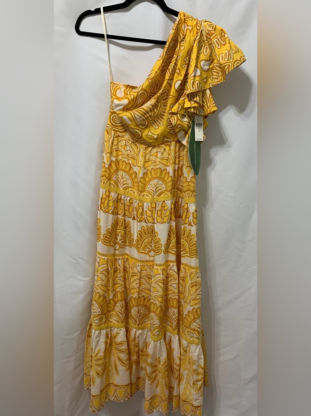 Farm Rio x Anthropologie Anika Tapestry One Shoulder Maxi Dress - Picture 2 of 4